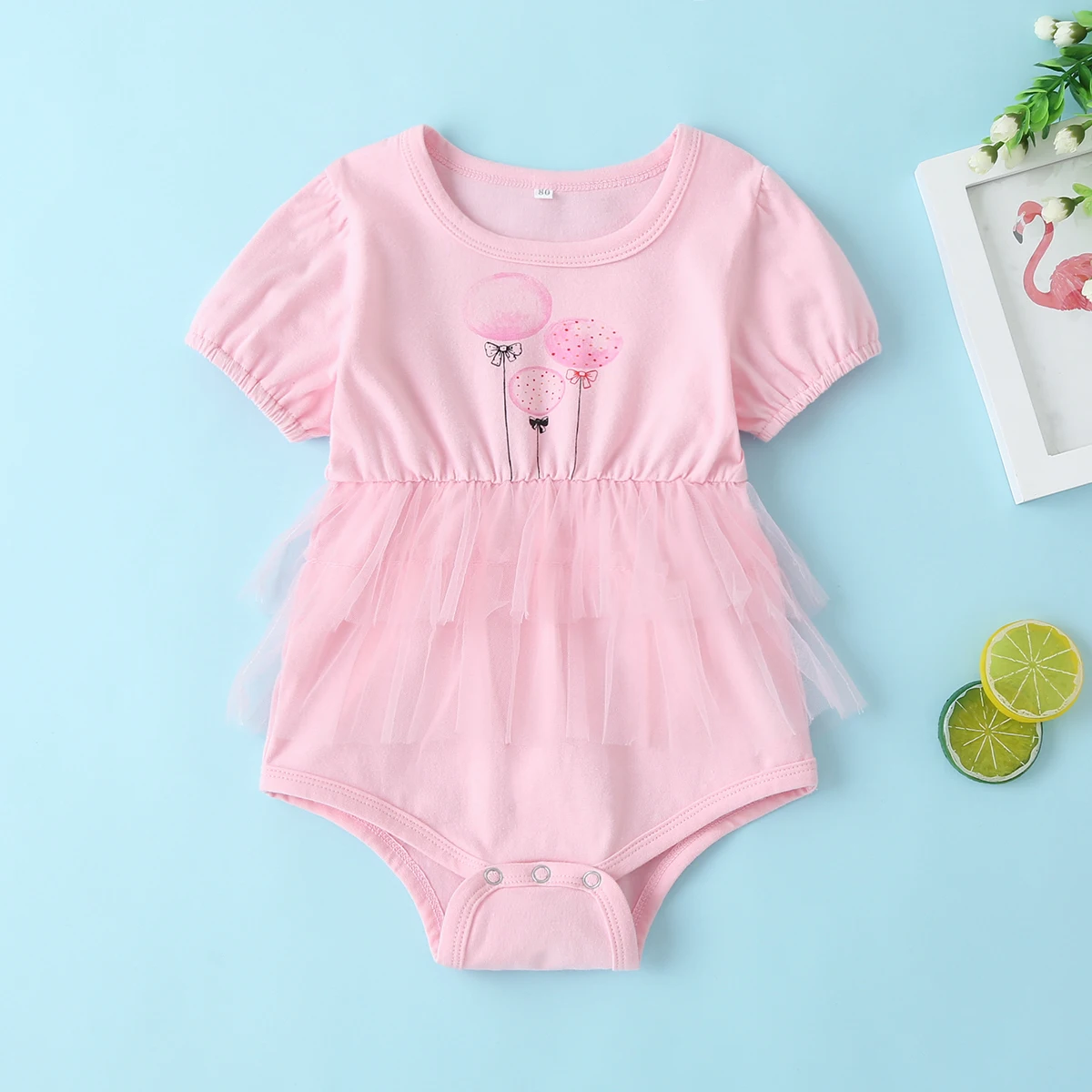 

Комбинезон для девочек, костюм для скалолазания, с круглым вырезом, с коротким рукавом, Одуванчик, пышная юбка с бантом, на пуговицах