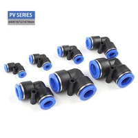 pv pneumatic fitting tube connector fittings 2way air quick water pipe push in hose quick couping 46810121416mm