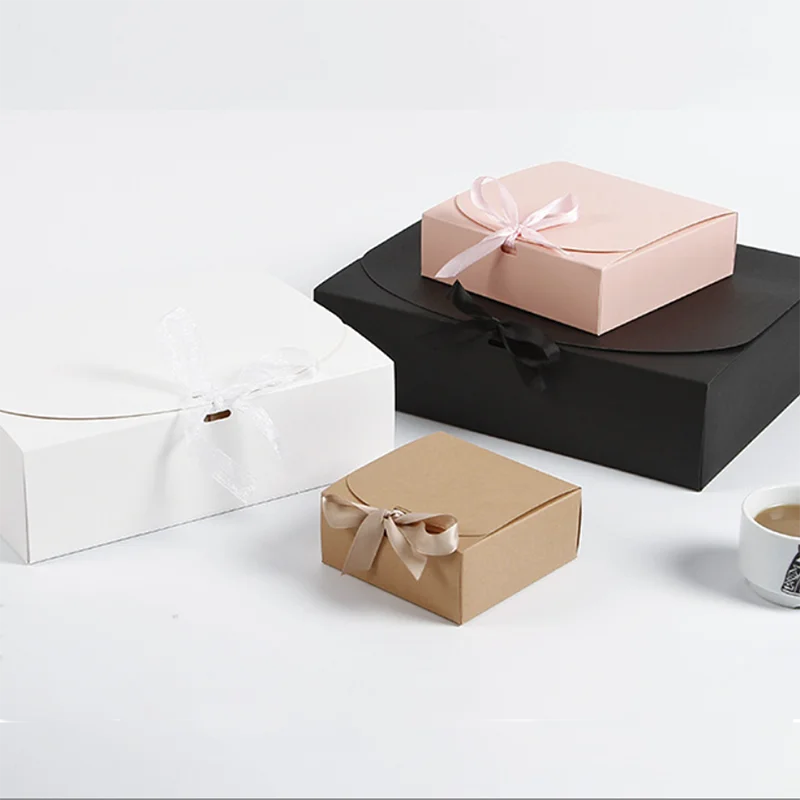 

10Pack Kraft Paper Boxes with Lids for Presents Kraft Paper Gift Boxes for Bridesmaid Proposal Birthday Wedding Party Christmas