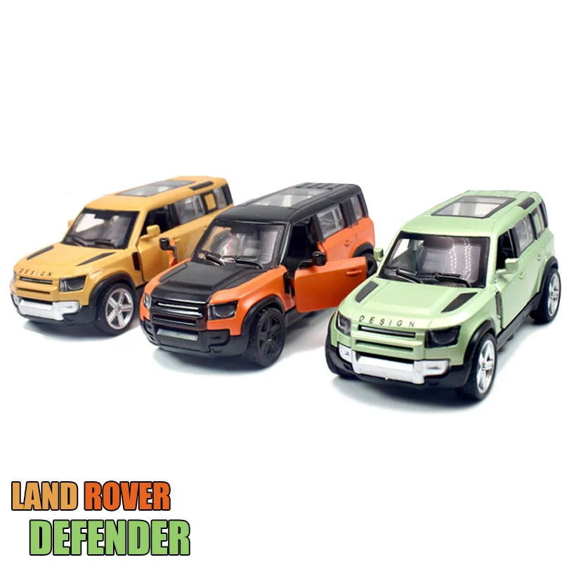 

1/43 Land Rover Defender модель автомобиля из сплава, литая металлическая игрушка, модель внедорожника, имитация автомобиля, игрушки, подарки для мальчиков