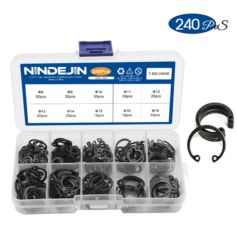 

NINDEJIN набор стопорных колец GB893/DIN472