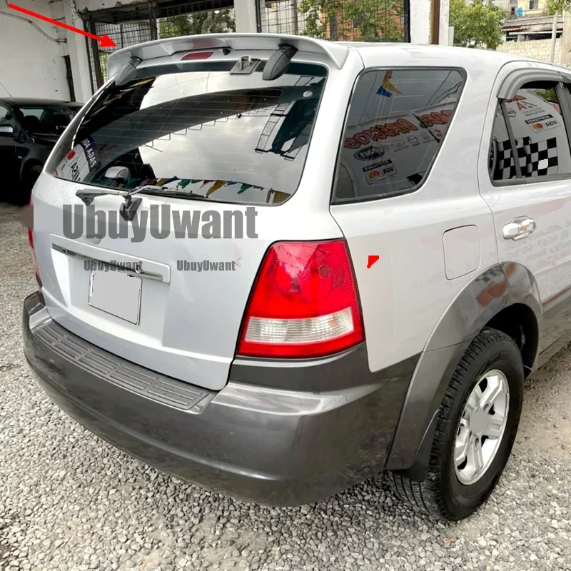 Фото Задний спойлер на крышу для KIA Sorento 2001-2006, спортивный, из ABS-пластика, накладка на крышку багажника, спойлер-крыло на крышку багажника №5