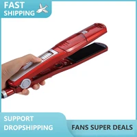 steam straightening plate clip negative ion hair straightener straight coil dual use electric clip ceramic hairdresser