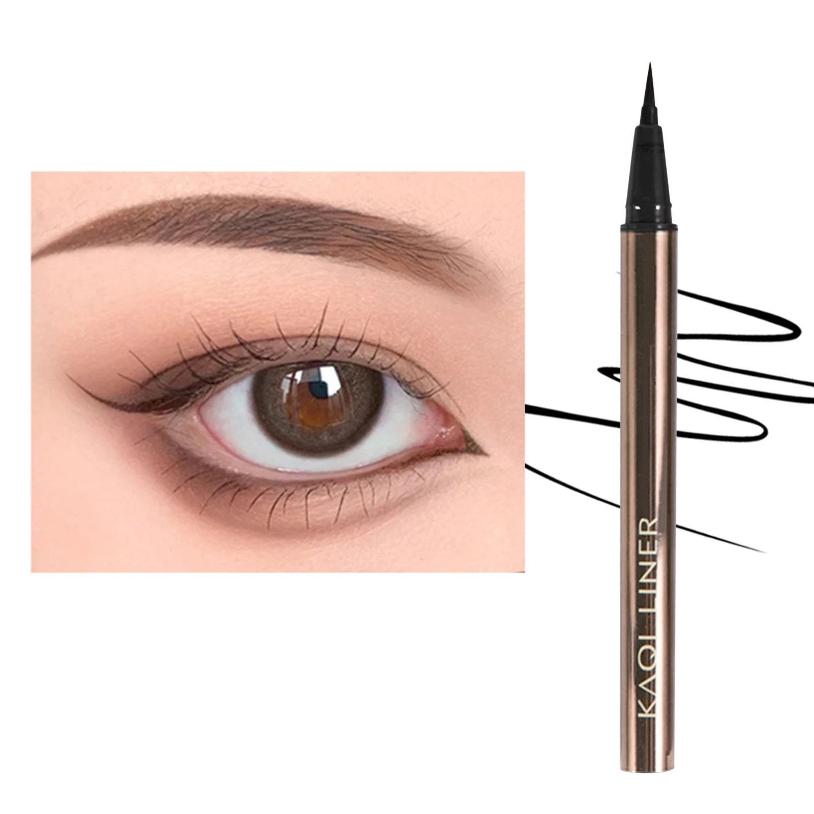 Liquid Eyeliner Pen Waterproof Long Lasting Eyeliners Eye Liner Pen Color Eyeliner Black/Brown/Blue/Purple Eyeliner Pencil