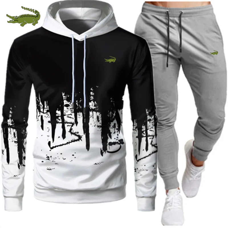 

CARTELO 2022 Tracksuit Men Sets Winter Hoodies Pants 2 Piece Set Running Hoody Mens Brand Sweatshirt Sweatpants Suit