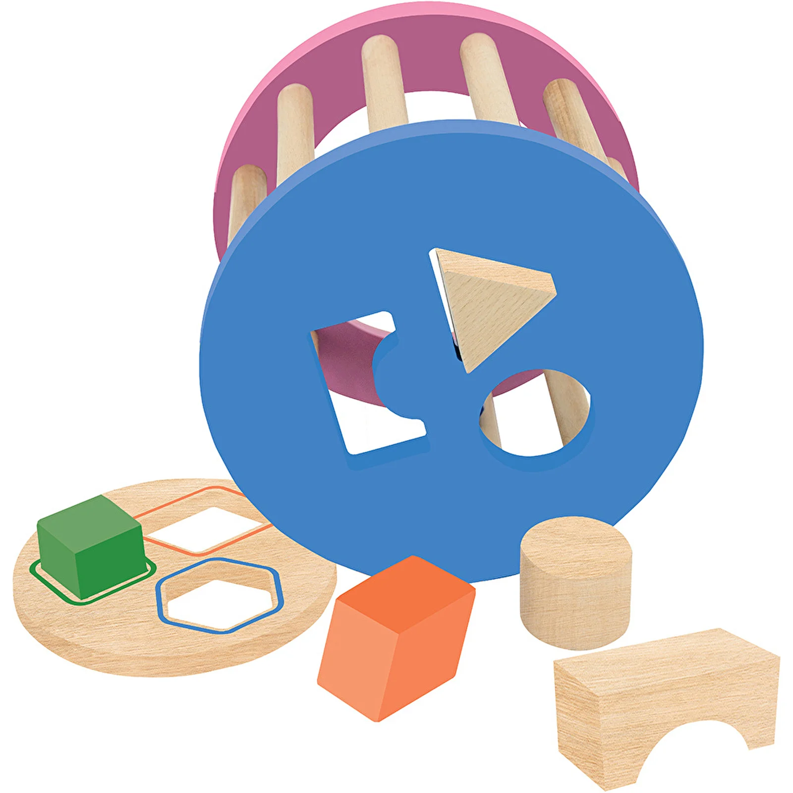 

ebebek Playwood Wooden Training Roller Find-plug