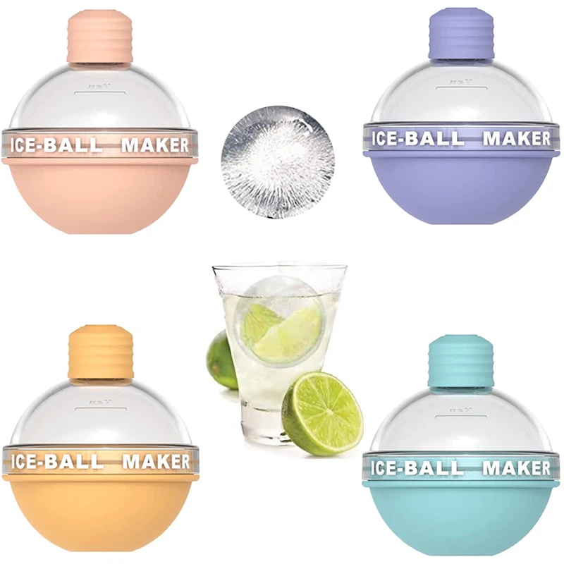 

DIY Silicone Ice Ball Mold Tray Whiskey Spherical Ice Cube Mold Creative Light Bulb Shape Food Grade Ice Tray Bar Accessories