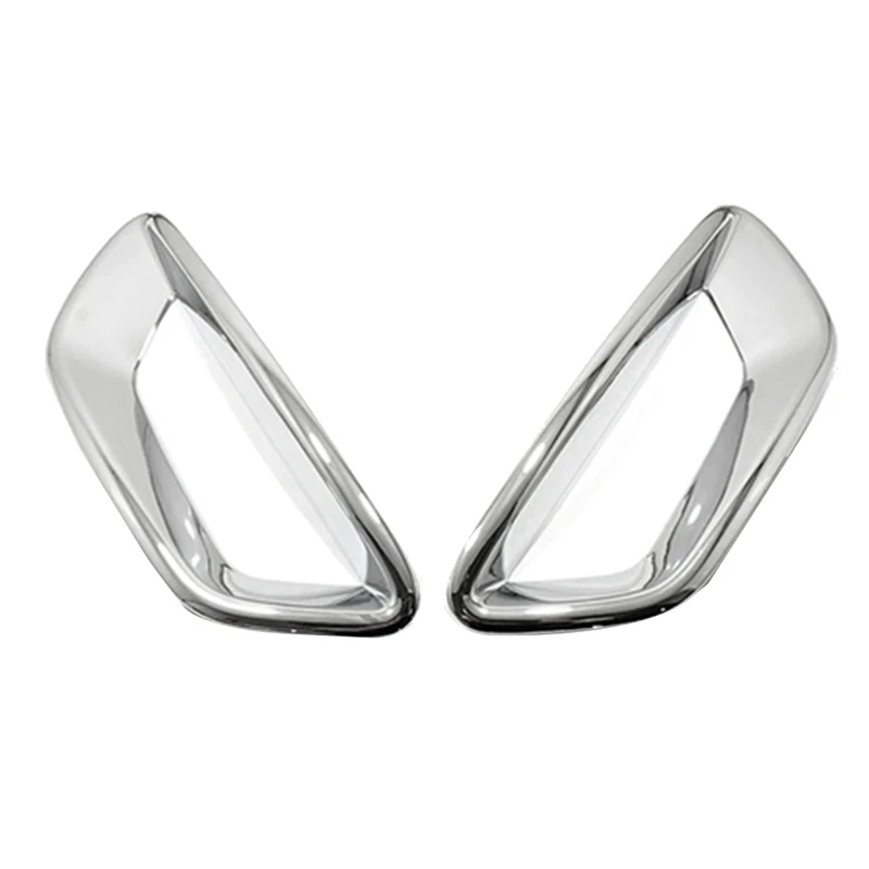 

Car Chrome Front Fog Light Cover Frame Sticker Decoration Accessories for Great Wall Cannon GWM Poer Ute 2021-2022