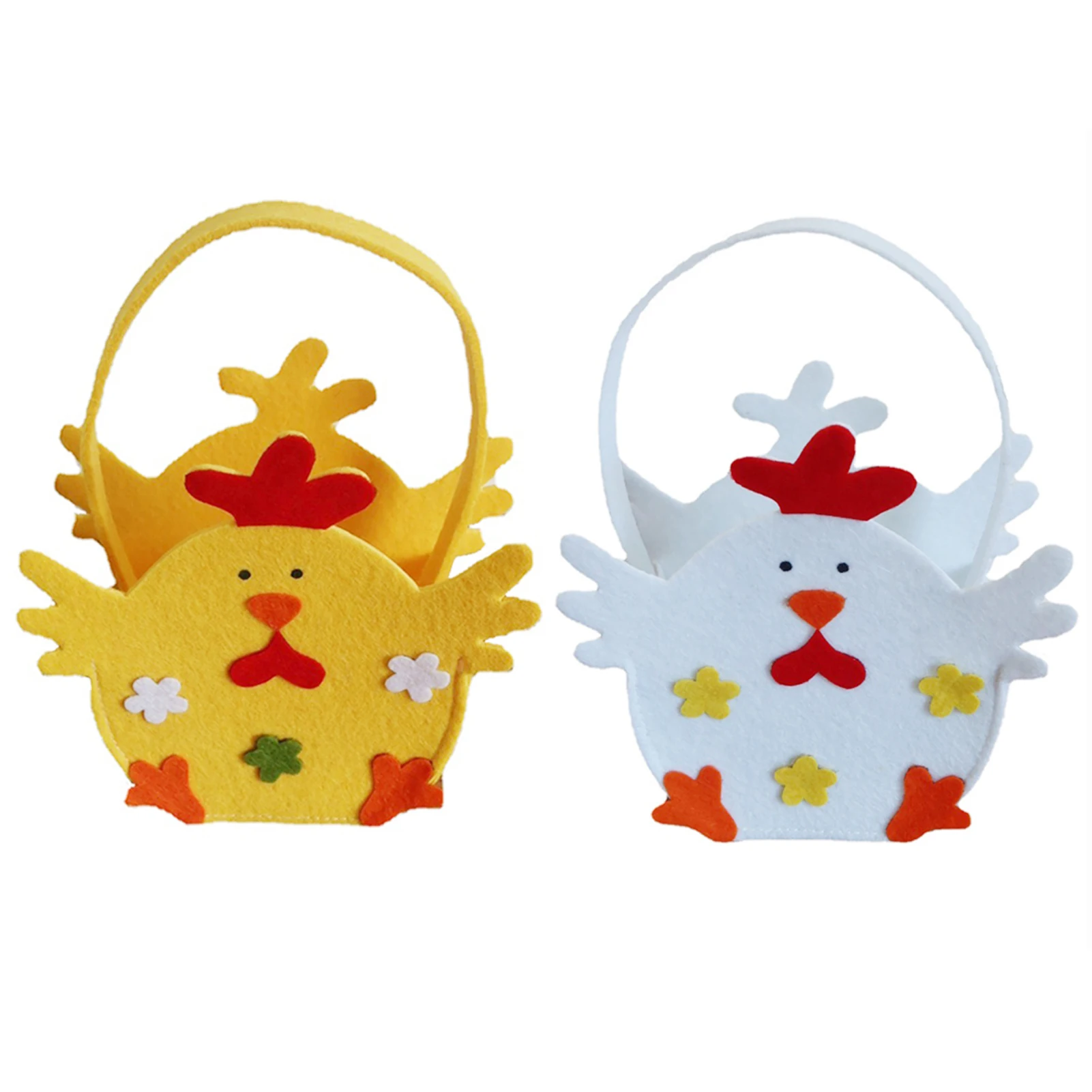 

Easter Chick Gift Bag Lovely Felt Snack Candy Bags With Handle Easter Eggs Storage Bag Party Baby Shower Easter Decoration
