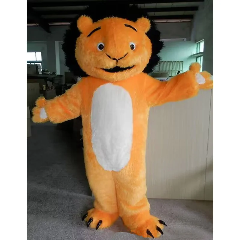 Новый мультяшный костюм куклы льва волшебный талисмана плюшевого милого медведя