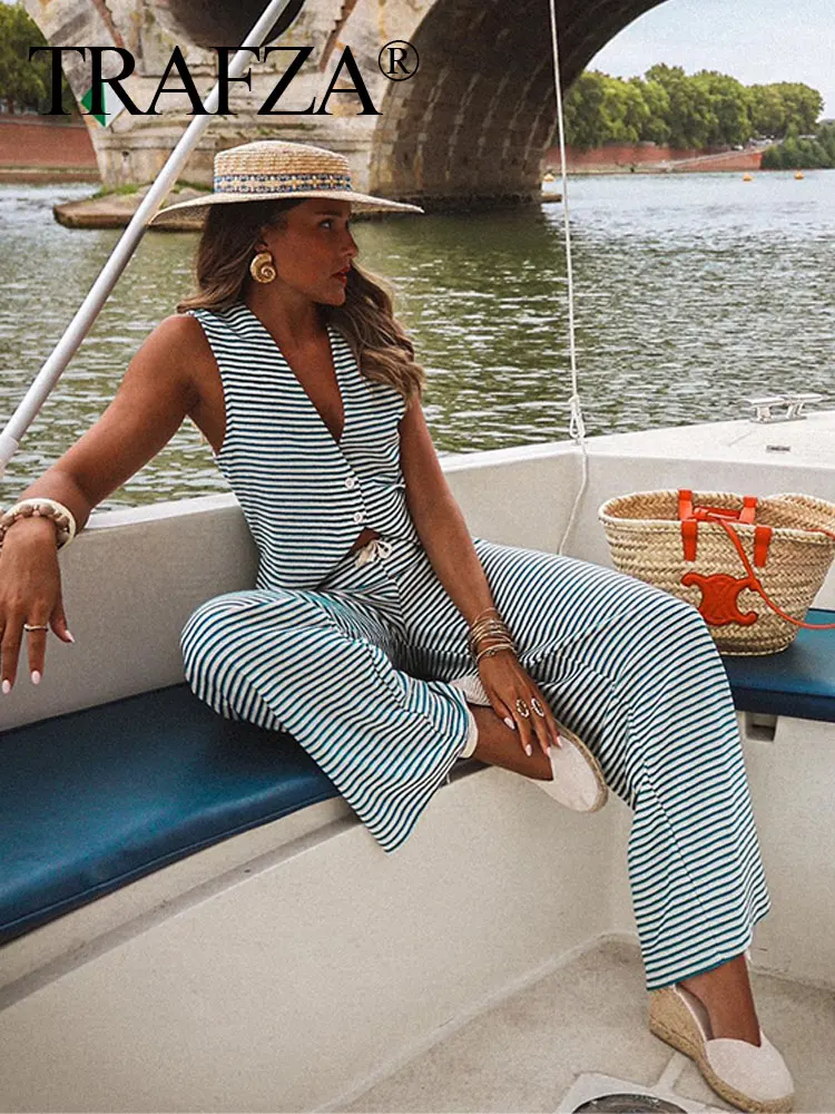 

Брюки женские клетчатые трикотажные с широкими штанинами и высокой талией, Y2k