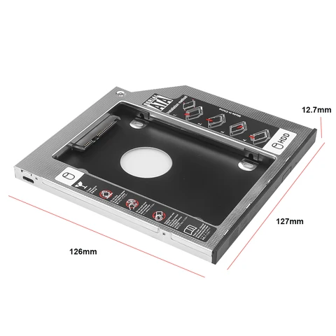 Адаптер для жесткого диска, стеллаж для жесткого диска 9,5 мм, 12,7 мм, SATA 3.0