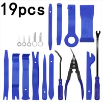 12/19pcs Universal Car Audio Disassembly Tool Car Interior Door Panel Pry Removal Install Tools Kit