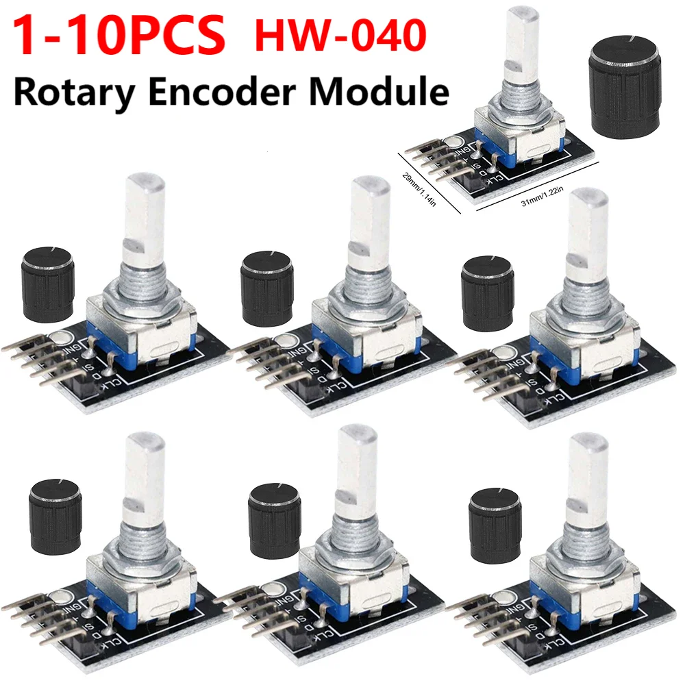 HW-040 360 градусов Поворотный модуль переключателя энкодера 5 В поворотного с