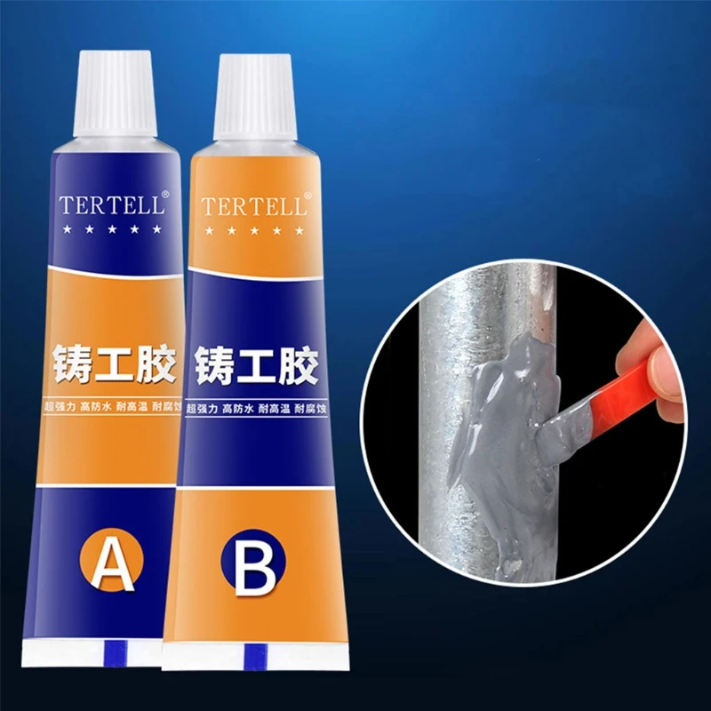 

67JE A&B Caster Glue Industrial Heat Resistance Cold Weld Metal Repair Paste Durable