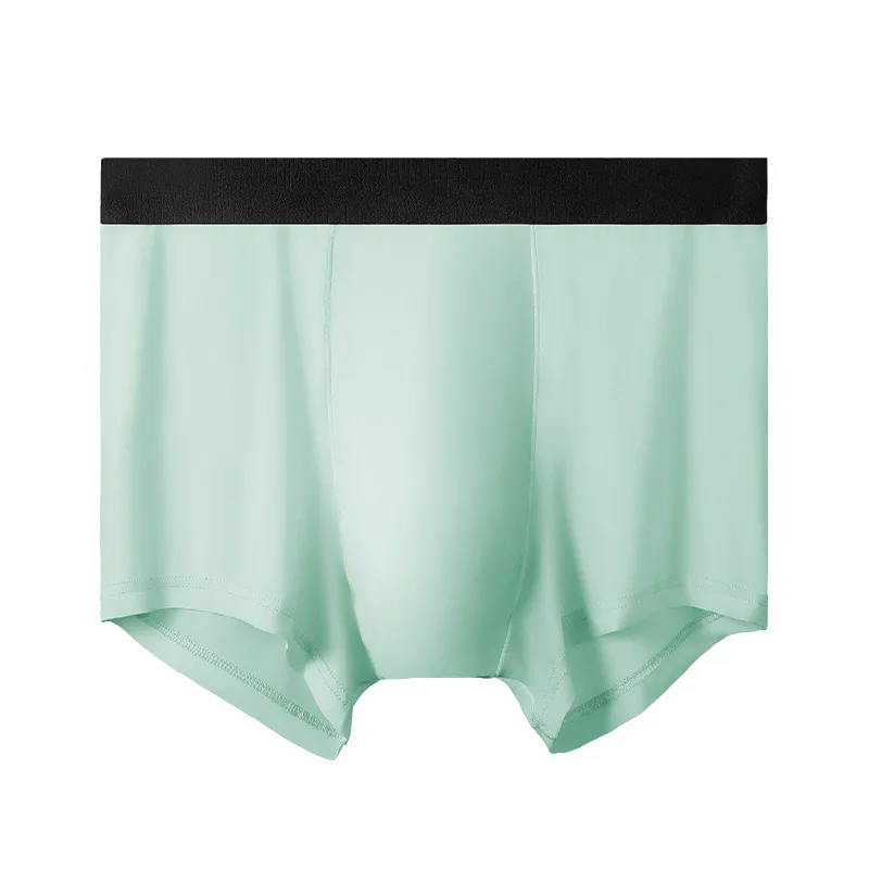 

Men Underwear Boxers Shorts Homme Transparent Ice Silk Panties Man Solid Breathable U Convex Pouch Underpants Cueca Calzoncillo