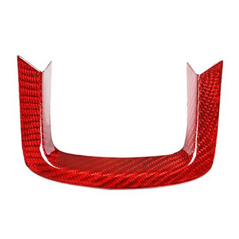 Pour Range Rover Sport 2014-2017 автомобильное волокно с карбином Voiture Volant DéCoration Couverture Garniture Cadre