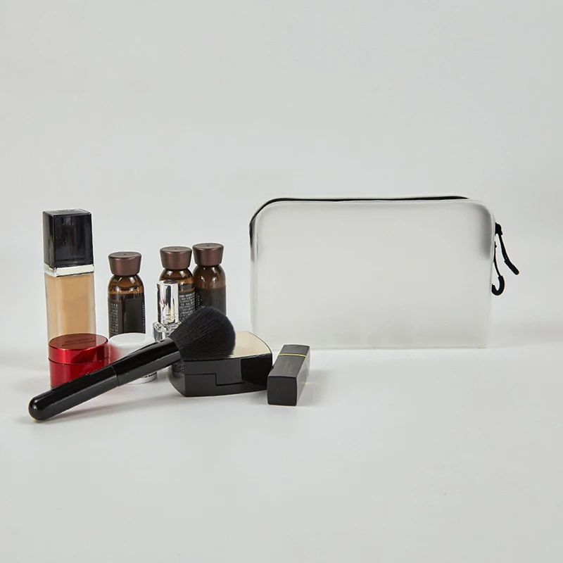 

Waterproof Portable Double Zipper Large Capacity Toiletry Bags Cosmetic Pouch
