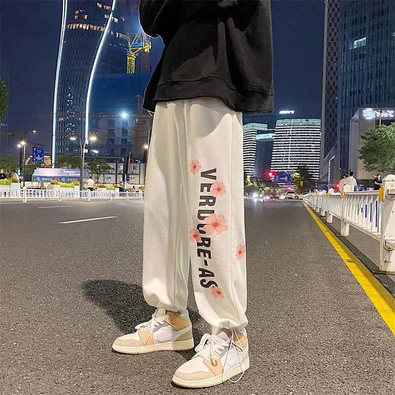 

Брюки-джоггеры для мужчин и женщин, уличная одежда, спортивные штаны с графическим принтом в стиле хип-хоп, Techwear, свободные брюки-султанки, спортивные штаны для бега на шнурке