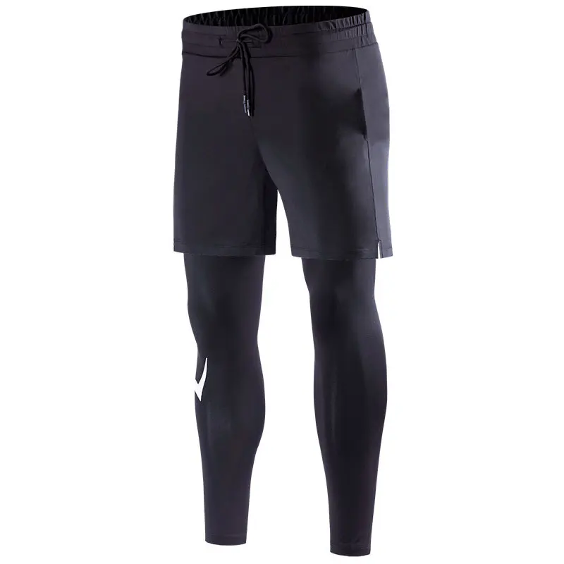 2023 Sports Leggings Men's Stretch Quick-drying Fitness Pants Sweat Training Basketball Running Trousers