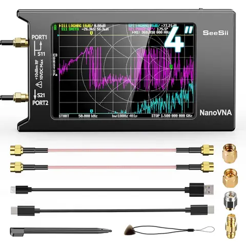 Сетевой анализатор SeeSii NanoVNA-H4 10kHz-1.5GHz