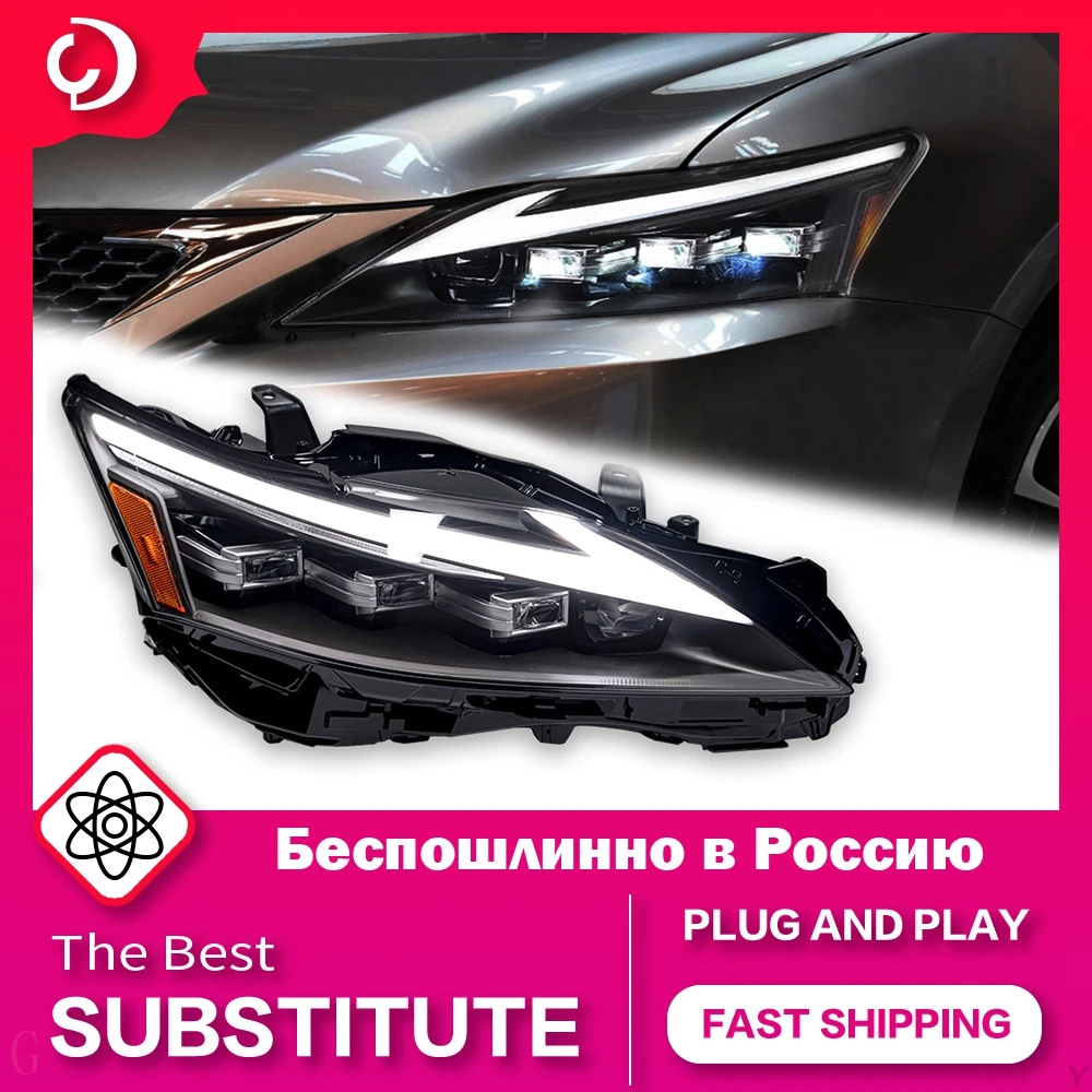 AKD Стайлинг автомобиля фары для Lexus CT200 2013-2017 головного света Лампа DRL головная