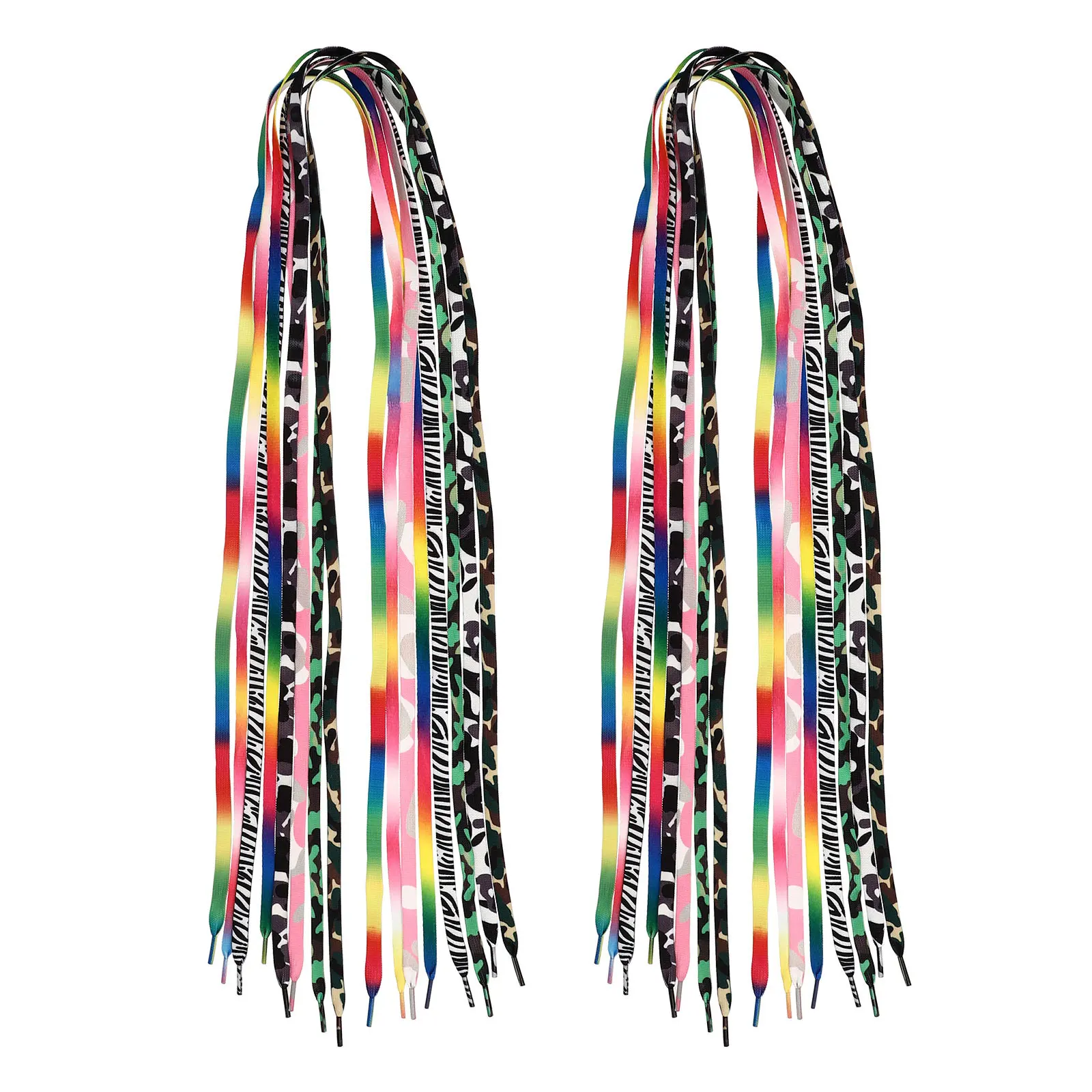 

8 pairs of Sports Shoes Shoelaces Polyester Shoe Ties Ski Shoelaces Roller Skates Shoelaces for Shop Outdoor