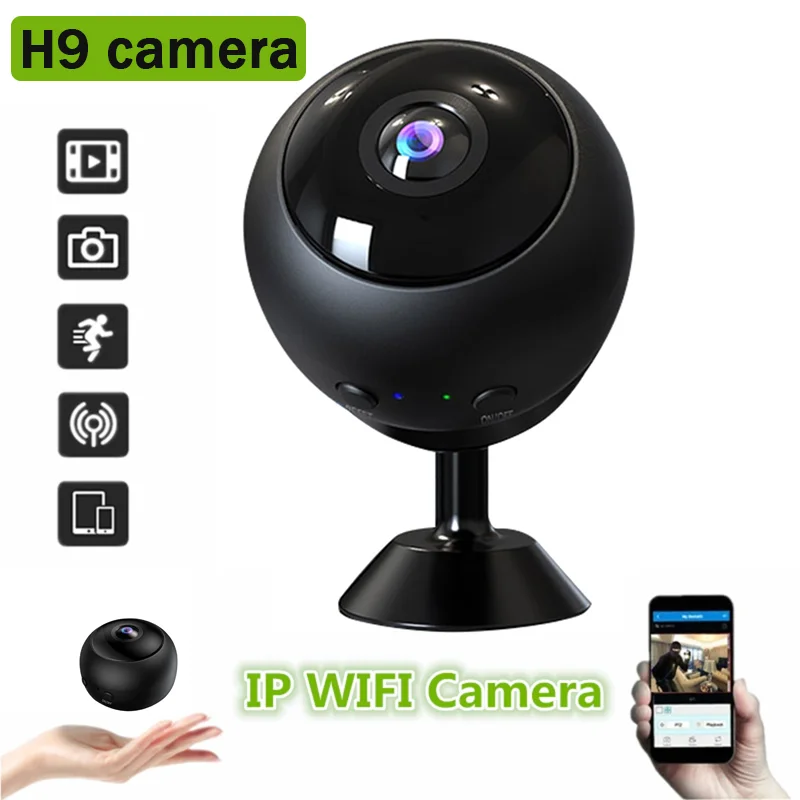 

1080P IP Camera H9 A9 Mini Wifi Camera Wireless Surveillance Camera Remote Monitor Wireless Mini Camcorders Video Surveillance