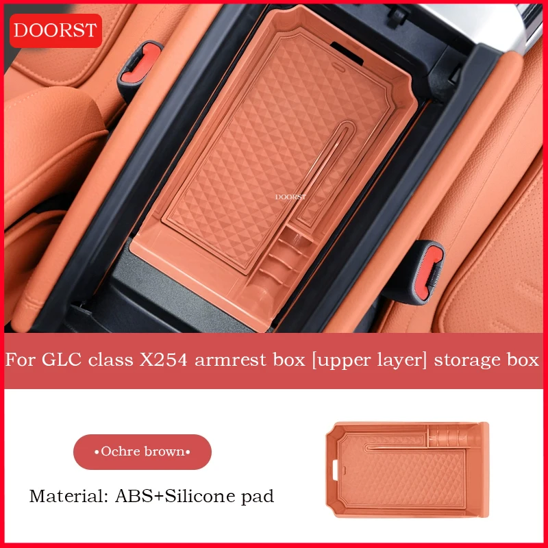 

Для Mercedes Benz GLC Class X254 GLC260 GLC300 автомобильный центральный подлокотник ящик для хранения аксессуары для модификации интерьера