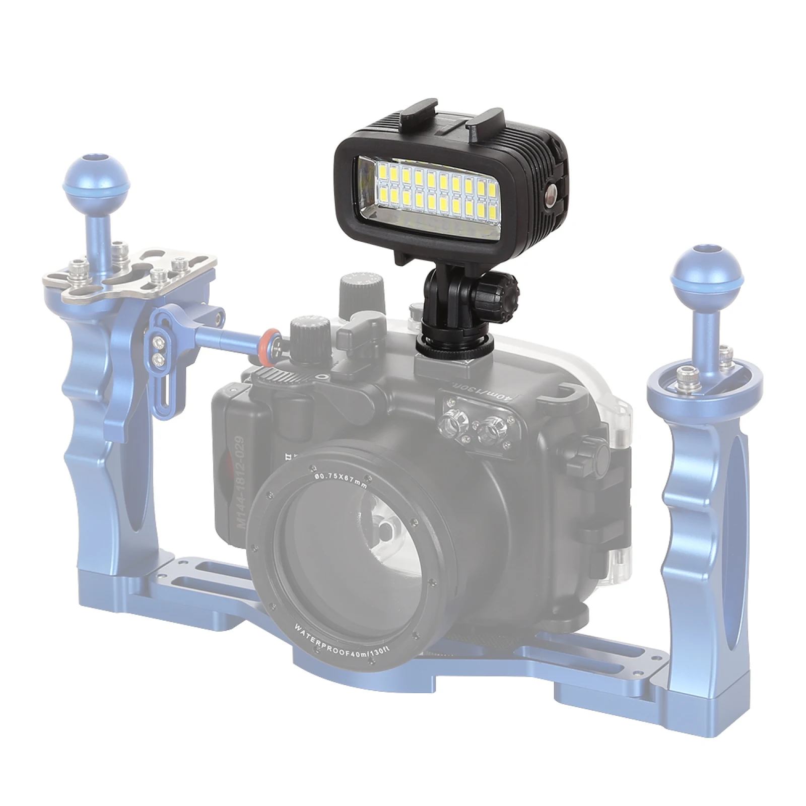 Набор осветительных приборов PULUZ 20 светодиодов 40 м водонепроницаемость IPX8 для