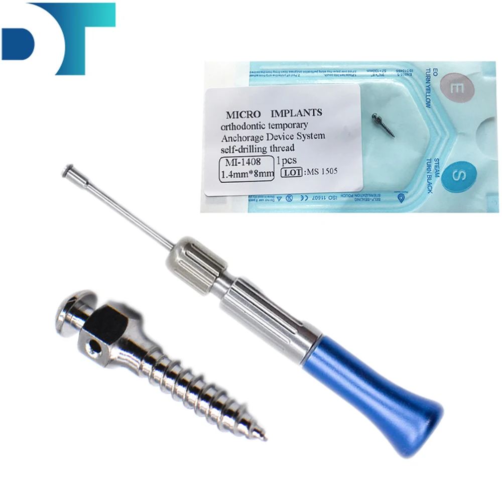 

1PC Orthodontic Screw Titanium Alloy Matching Tool Micro Screw Driver for Implants Self Drilling Tool Mini Screw Odontologia