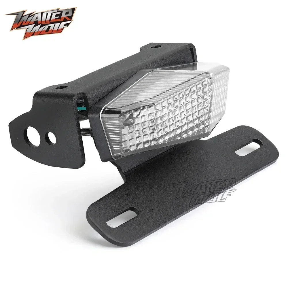 

DRZ400 Хвостовой аккуратный держатель номерного знака для SUZUKI DRZ 400 SM E S 2000-2024, кронштейн для устранения крыльев, задний фонарь DRZ400S DRZ400SM