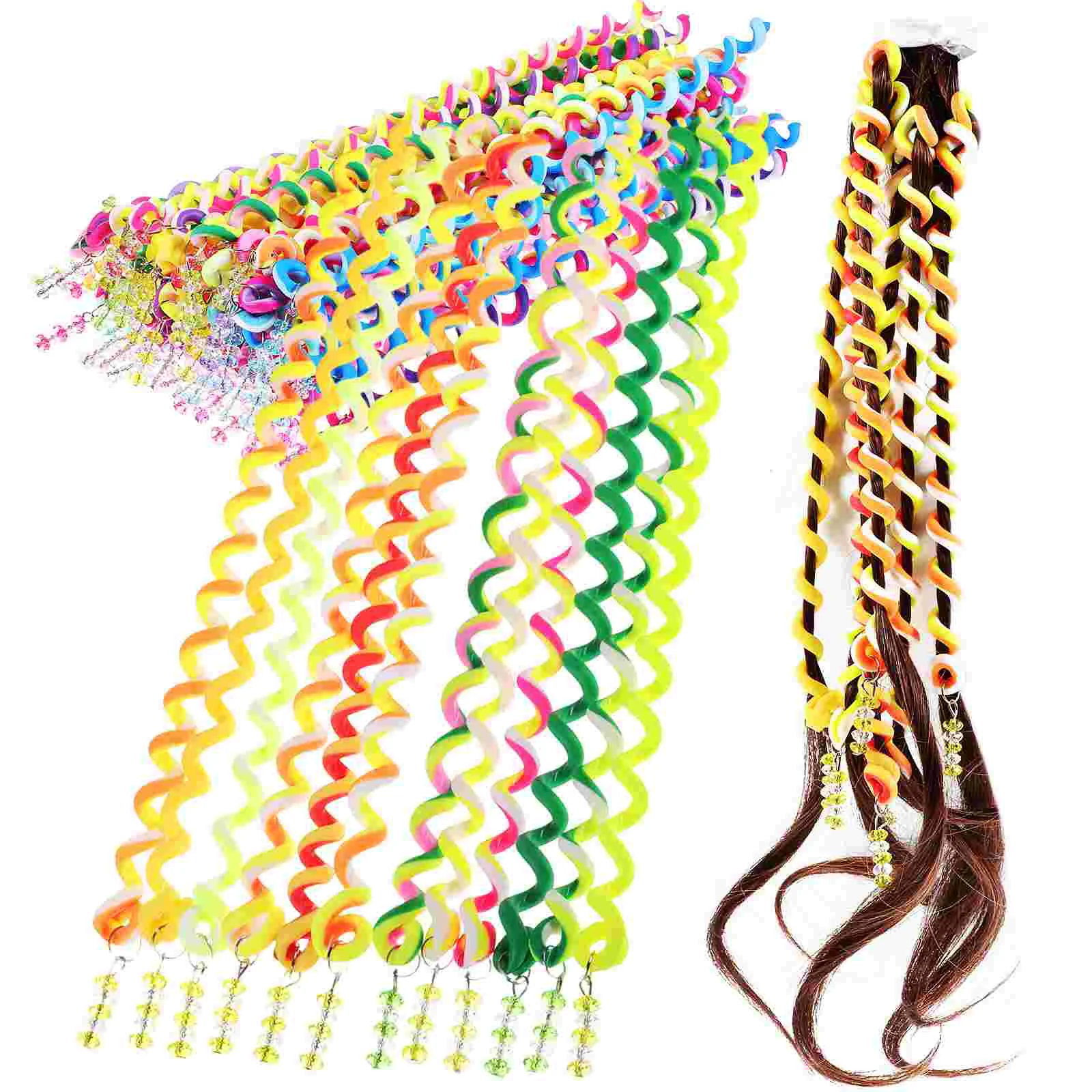 

Hair Tools Braider Spiral Braid Tool Styling Clips Girls Band Jewelry Barrette Braiding Tail Roller Bendy Curl Maker Ponytail