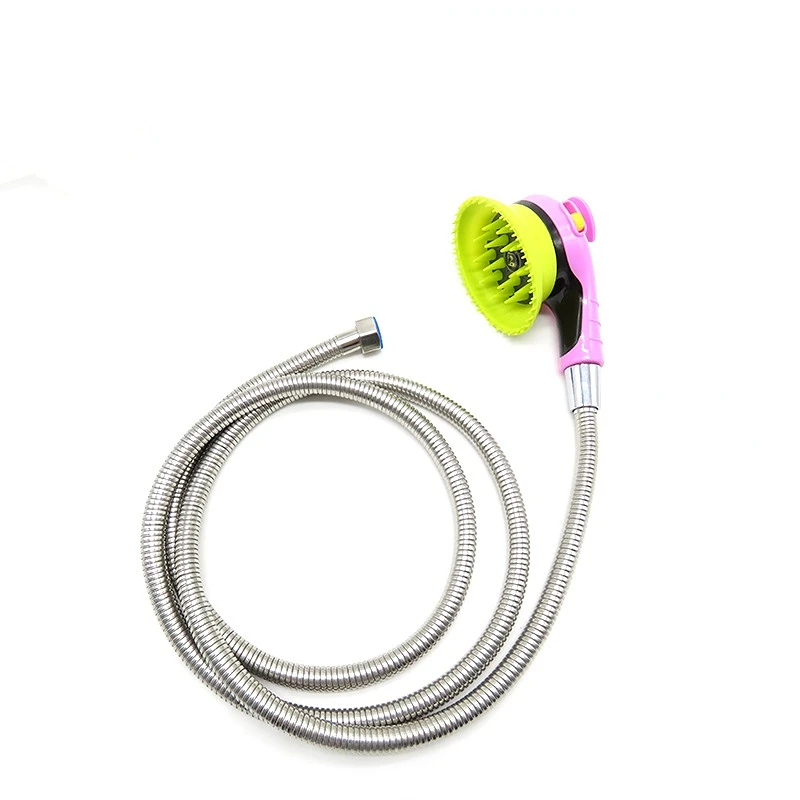 

Portable Pet Bathing Tool Comfortable Massager Shower Dog Bath Sprayer Shampoo Pet Grooming Washing Bath Cleaner Dog Supplies