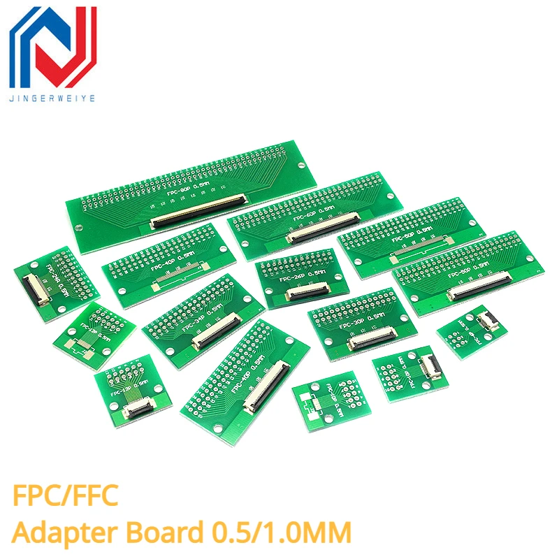 FPC/FFC плата адаптера 0,5/1,0 мм плоская кабельная трансферная пластина вставляется непосредственно DIY разделитель 6P/8P/10P/20P/30P/40P/60P
