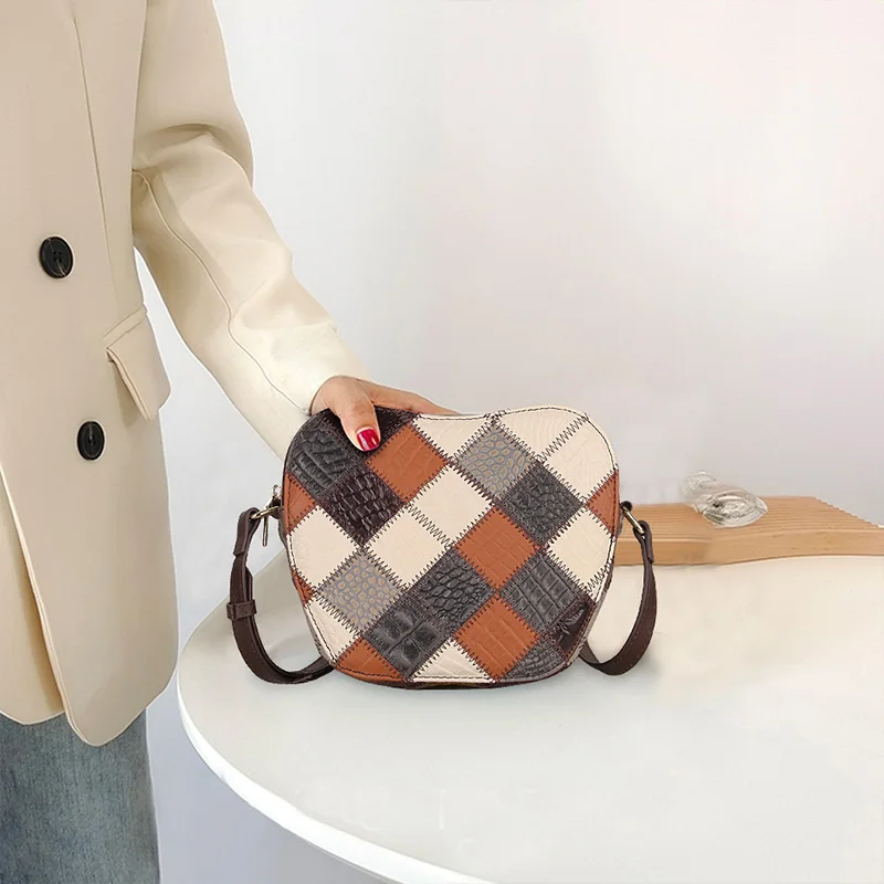 Cobbler Legend Brand Original Women's Crossbody Bag Personality Fashion Bag 100% Genuine Leather Women's Shoulder Bag Retro Fash