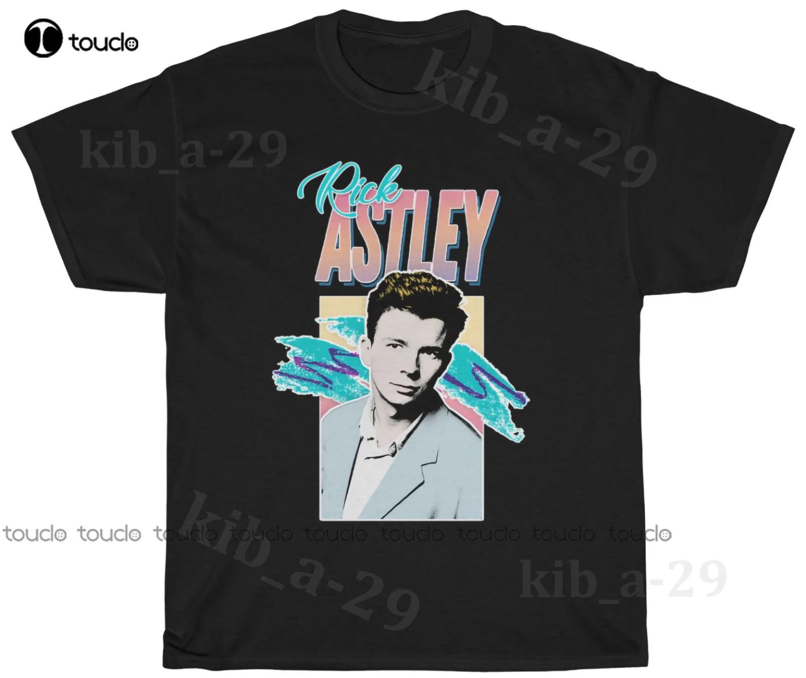 

Rick Astley 80s Retro Aesthetic Tribute T-Shirt S-5XL Men Women Unisex t shirt Custom aldult Teen unisex fashion funny new