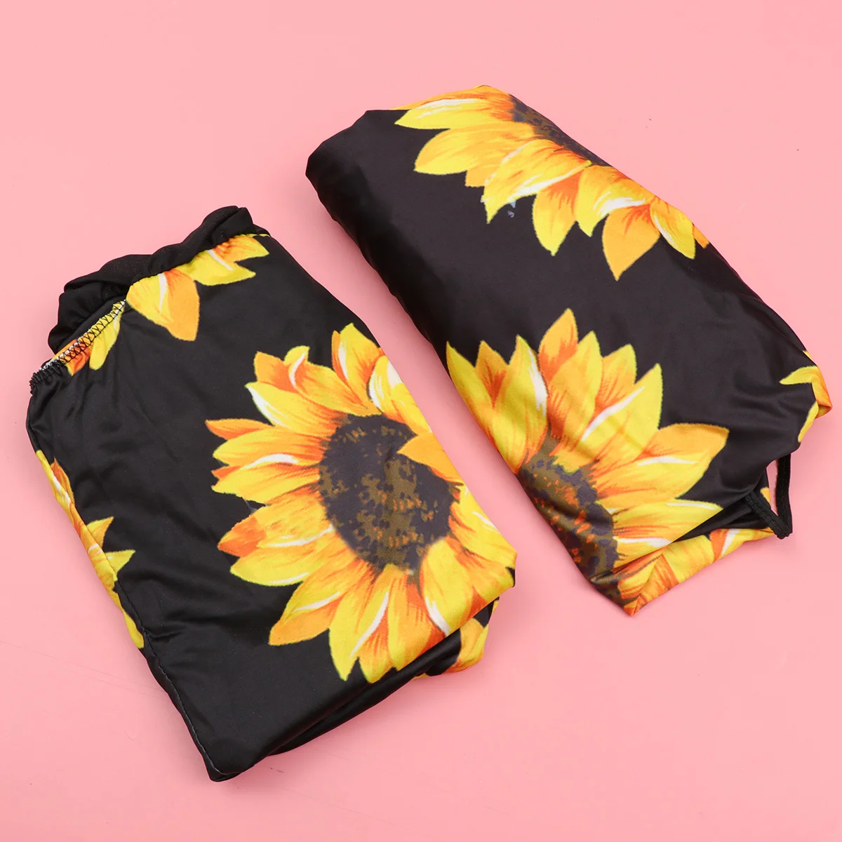 

2pcs Sunflower Car Covers Reusable Cushion Covers Protector for Vehicles SUV