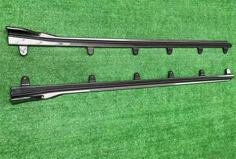 Для BMW 4 серии G22 G23 G26 425i 430i 21+ Накладки на пороги из настоящего карбона, расширители, спойлеры, обвес (art.: 3920d7eaf2008) - 3920d7eaf2008