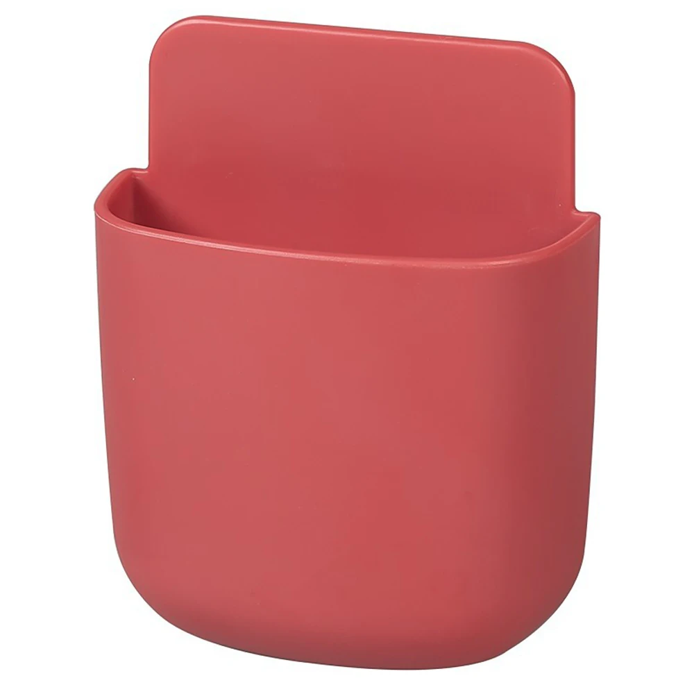 

Настенный пластиковый контейнер для хранения, 1 шт., самоклеящийся контейнер для хранения с дистанционным управлением