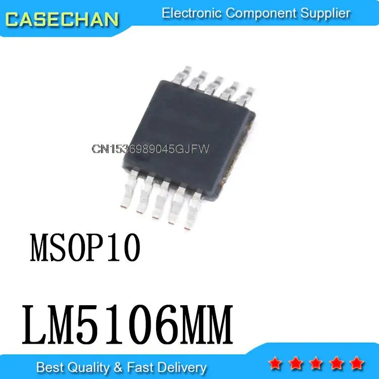 10 шт. LM5106MM LM5106MMX LM5106 5106 MSOP10 10 шт. LM5106MM LM5106MMX LM5106 5106 MSOP10