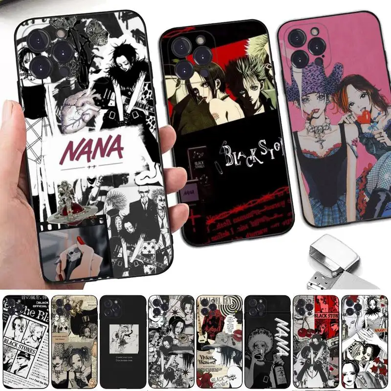 

Nana Osaki Anime Phone Case For iPhone 14 11 12 13 Mini Pro XS Max Cover 6 7 8 Plus X XR SE 2020 Funda Shell