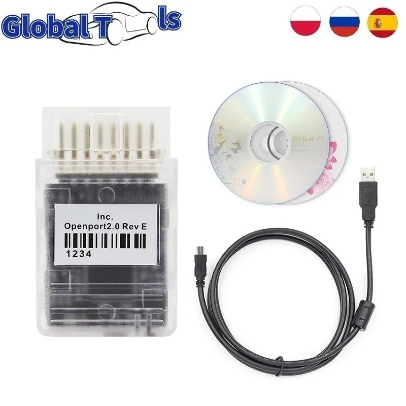 Tactrix Openport USB 2.0 поддержка протокола OBD CAN 2 0 и K линия с ECU FLASH чип-сканером лучшее