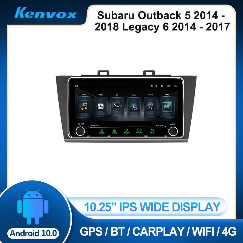 

Автомагнитола 2 din, 10,25 дюйма, IPS, Android, для Subaru Outback 5 / Legacy 6