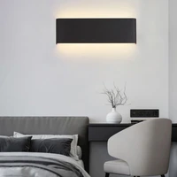 pitodp led wall light creative aluminum 4w 8w 14w long strip slim indoor wall light home lighting bedroom decoration ac85 265v