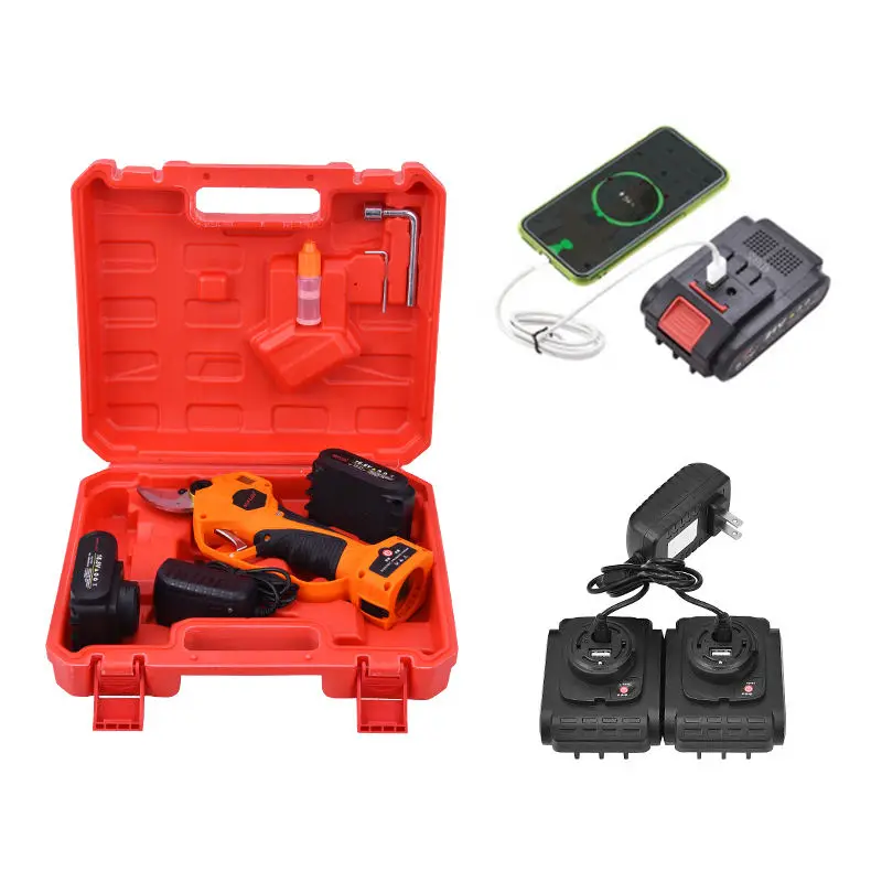 

Профессиональные садовые инструменты для виноградника, мощные ножницы с аккумулятором, Электрический секатор для виноградника, электрические секаторы