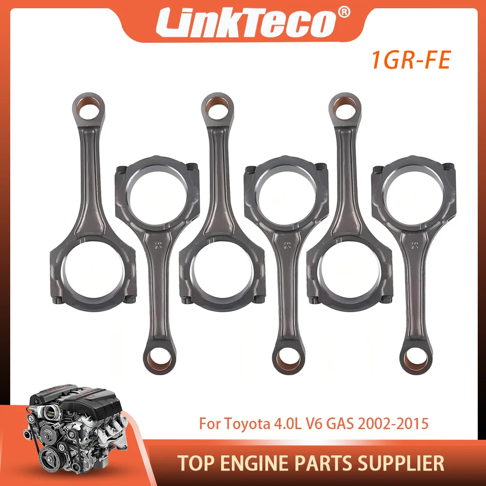 Фото Комплект из 6 шатунов для Toyota 4Runner IV, FJ Cruiser, Land Cruiser Prado, Tacoma, Tundra 4.0L V6 GAS 1GR-FE 2002-2015 №1