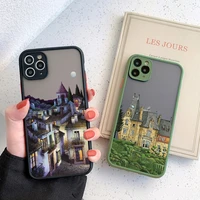 candy art hand drawn magic house phone case for iphone 13 12 11 pro max mini xr x xs max 7 8 plus se 2020 hard shockproof cover