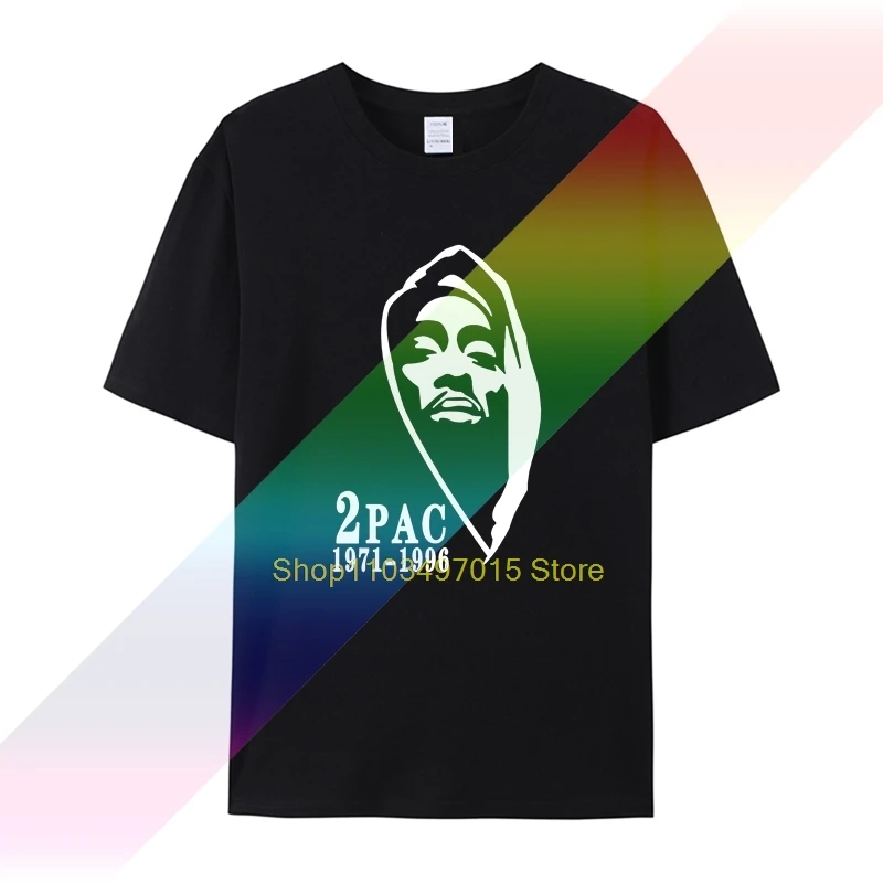 Футболка 2Pac футболка Tupac в стиле хип-хоп Мужская 2 Pac уличная одежда женская