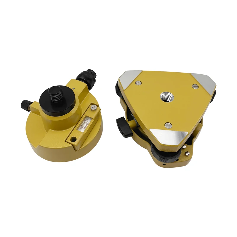 Replace Rotating Tribrach And Adapter for Prisms GPS Surveying With Optical Plummet 5/8&quotx11 Mount Yellow |